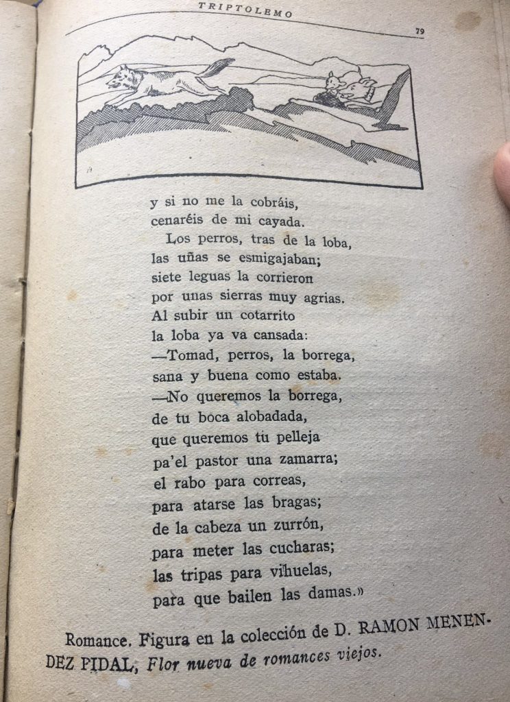 Romance de la loba parda 2 (Triptolemo, 1936)