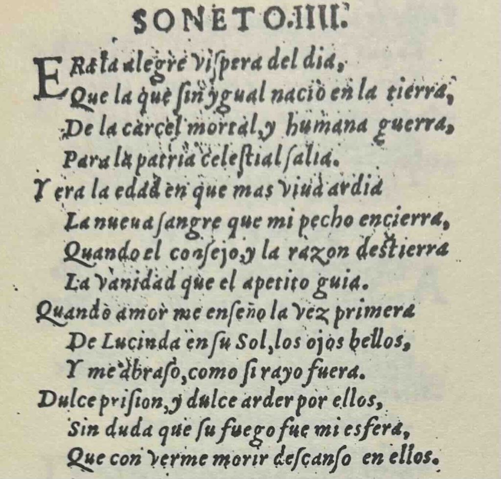 Soneto IV Lope de Vega  Opolengua Oposiciones de Lengua